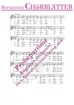 Lorelei (Ich weiss nicht, was soll es bedeuten?) (Friedrich Silcher) 