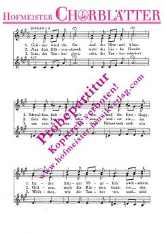 Mailied (Grüner wird die Au) (Franz Schubert) 