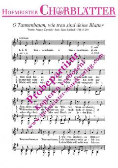 O Tannenbaum, wie treu sind deine Blätter 