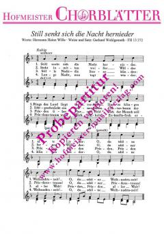 Still senkt sich die Nacht hernieder (Gerhard Wohlgemuth) 