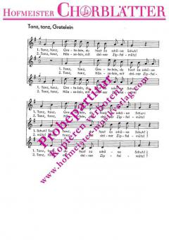 Tanz, tanz, Gretelein 