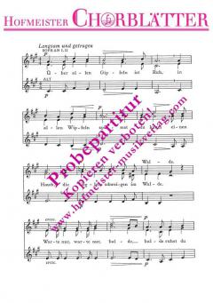 Wanderers Nachtlied (Über allen Gipfeln ist Ruh) (Friedrich Kuhlau) 