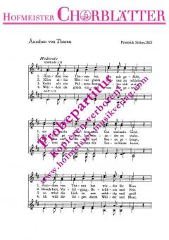 Ännchen von Tharau (Friedrich Silcher) 