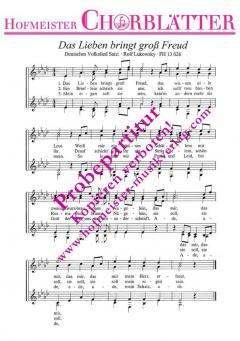 Das Lieben bringt gross Freud 