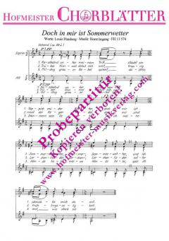 Doch in mir ist Sommerwetter (Horst Irrgang) 