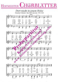 Dort niedn in jenem Holze 