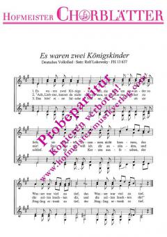 Es waren zwei Königskinder 