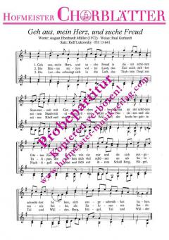 Geh aus, mein Herz, und suche Freud (Paul Gerhardt) 