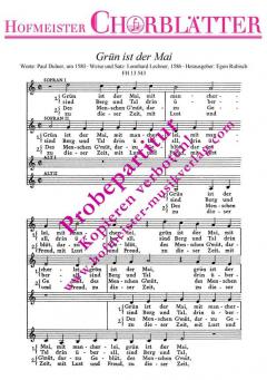 Grün ist der Mai (Leonhard Lechner) 