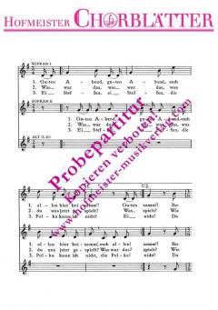 Guten Abend, euch allen 