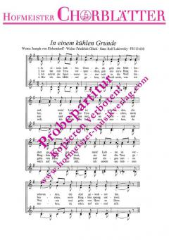 In einem kühlen Grunde 