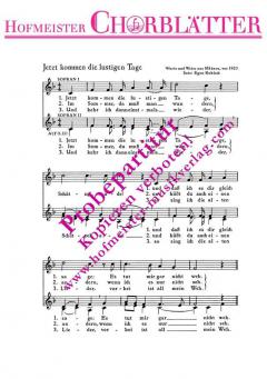 Jetzt kommen die lustigen Tage 