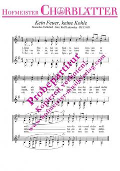 Kein Feuer, keine Kohle 