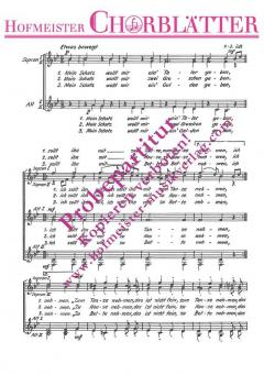 Mein Schatz wollt mir ein' Taler geben (Kurt Schwaen) 