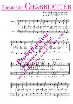 Der Lenz all Äst bekleiden tut (Daniel Friderici) 