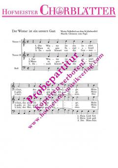 Der Winter ist ein unwert Gast (Clemens Jacob non Papa) 