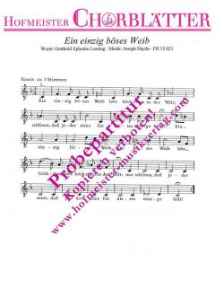 Ein einzig böses Weib (Joseph Haydn) 