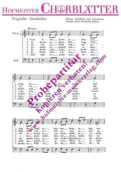 's war einer, dem's zu Herzen ging (Carl Friedrich Zelter) 