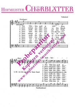 Trinklied (Das Gläslein muss ja wandern) 