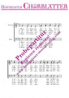 Wann wir schreiten Seit' an Seit' (Michael Englert) 