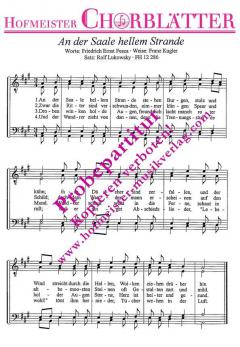 An der Saale hellem Strande (Friedrich Ernst Fesca) 