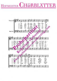 Bundeslied (In allen guten Stunden) (Carl Friedrich Zelter) 