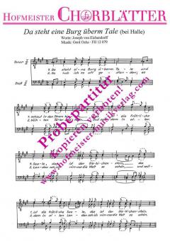 Da steht eine Burg überm Tal (bei Halle) 