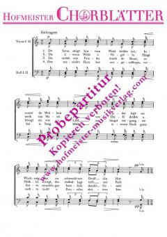 Wenn ich gedenk der Stund (Carl Friedrich Zelter) 