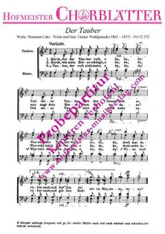 Der Tauber (Horch, wie der Tauber ruft) (Gustav Wohlgemuth) 