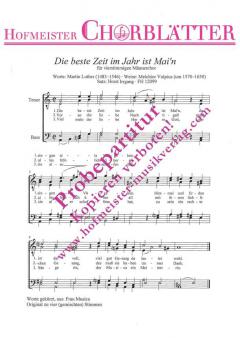 Die beste Zeit im Jahr ist mein (Melchior Vulpius) 