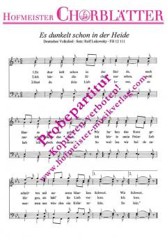 Es dunkelt schon in der Heide 