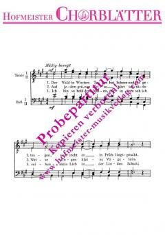 Frühlingslied (Der Wald in Winters Tagen) (Anton Schoendlinger) 