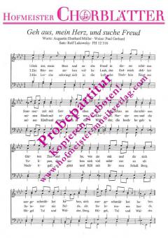 Geh aus, mein Herz, und suche Freud (Paul Gerhardt) 
