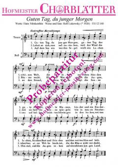 Guten Tag, du junger Morgen (Rolf Lukowsky) 