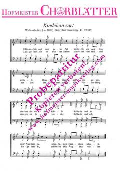 Kindelein zart (um 1860) 