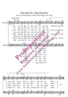 Nächtliche Musikanten (Da sind wir Musikanten wieder) (W.A. Mozart) 