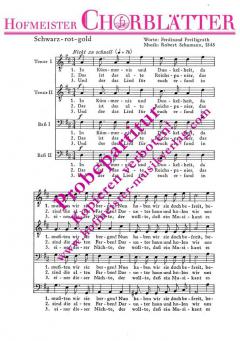 Schwarz-rot-gold (In Kümmernis und Dunkelheit / 1848) (Robert Schumann) 