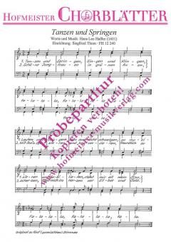 Tanzen und Springen (Hans Hässler) 