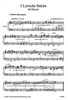 5 Lyrische Stücke von Caspar René Hirschfeld 