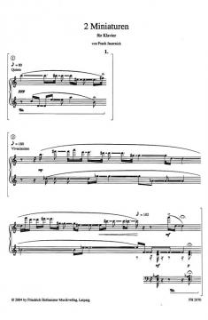 2 Miniaturen von Frank Jauernick 
