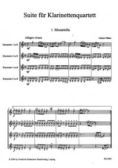 Suite für Klarinettenquartett 