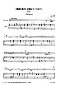 Melodien alter Meister Heft 2 