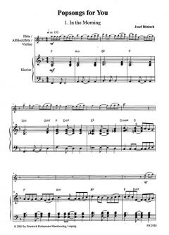 Popsongs for You von Josef Bönisch 