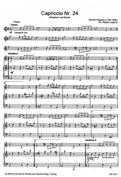 Cappricio Nr. 24 von Niccolò Paganini 