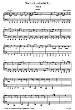 6 Kinderstücke für Klavier zu 4 Händen im Alle Noten Shop kaufen