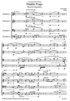 Dunkle Frage von Claus Kühnl 