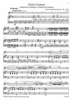 Plaisir d'amour, op. 91 von Benoit Tranquille Berbiguier 