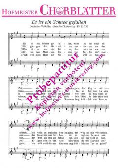 Es ist ein Schnee gefallen 