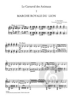 Le Carneval des Animaux für Klavier von Camille Saint-Saëns im Alle Noten Shop kaufen
