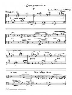 Ornamente op. 32 von Armin Schibler 